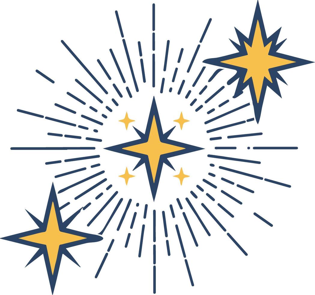 Starburst illustration.Perfect sparkle for backgrounds, highlights, frames, and decorative elements vector