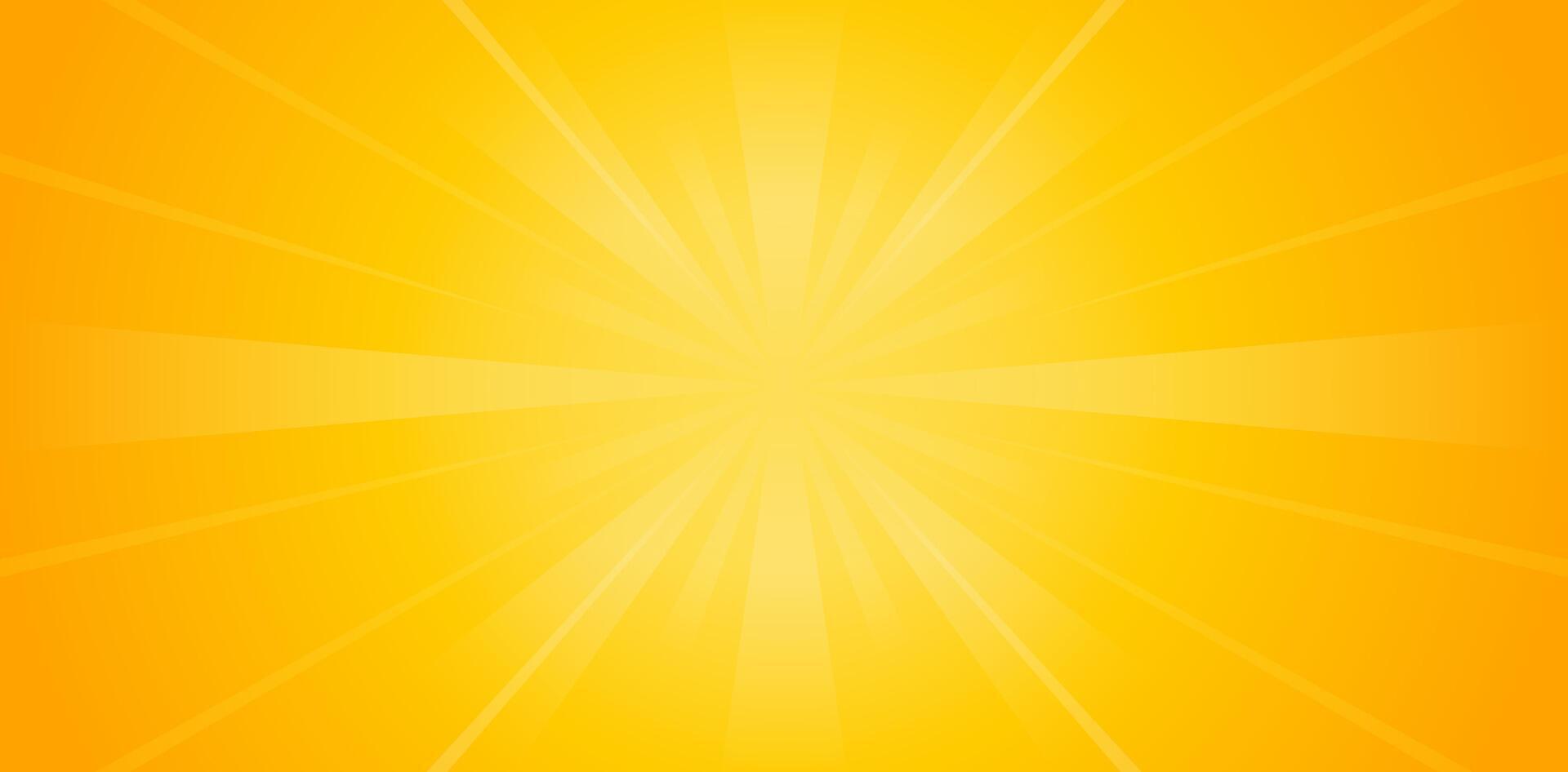 Sunburst gradient orange yellow background material for ecommerce sign retail shopping, advertisement business agency, ads campaign marketing, backdrop space, landing pages, header web, motion animate vector