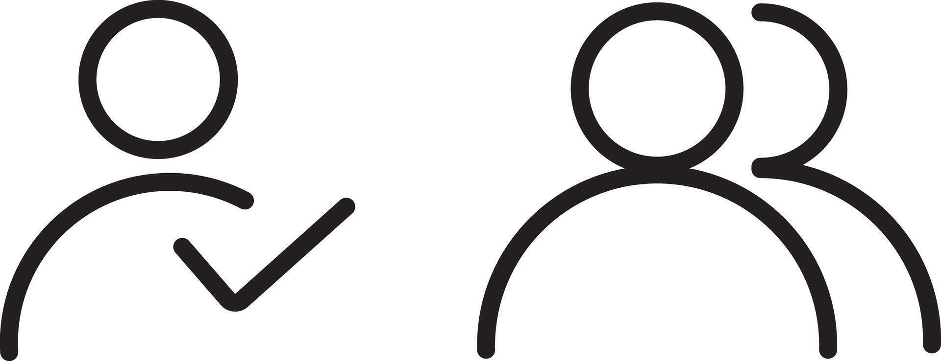 icons, screensavers and as a tem, plateProfile user icons set. Person profile avatar with account symbol vector