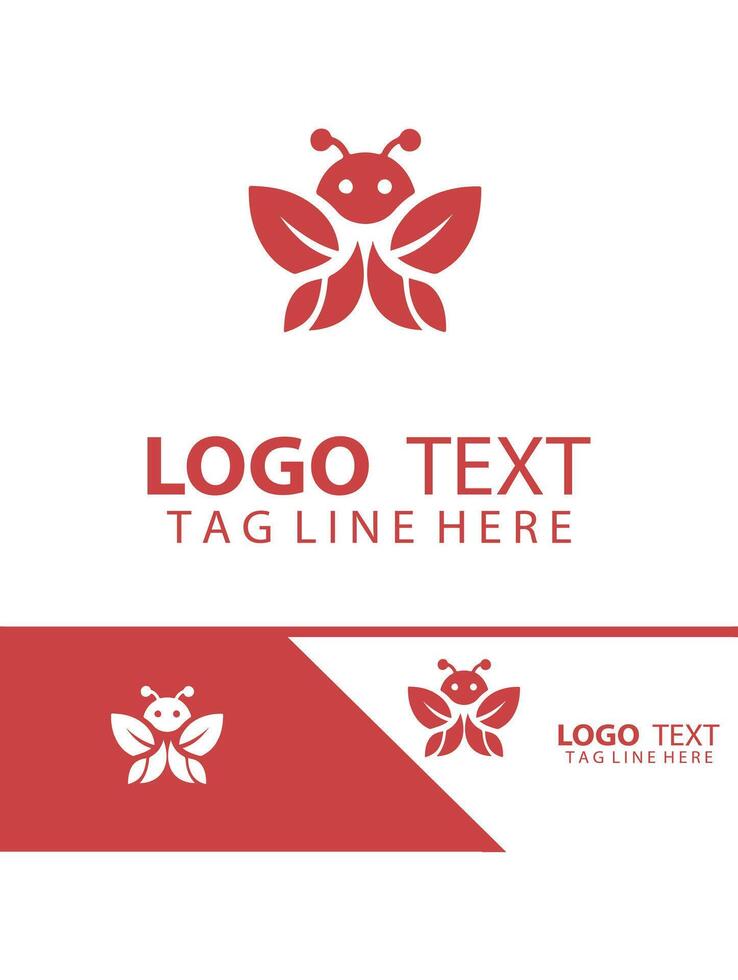 Flicker Spot Ladybug logo vector