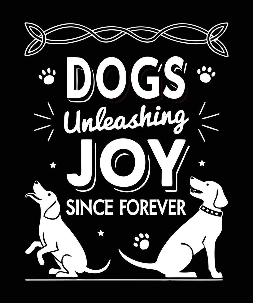 dog unleas Dog T Shirt Design vector