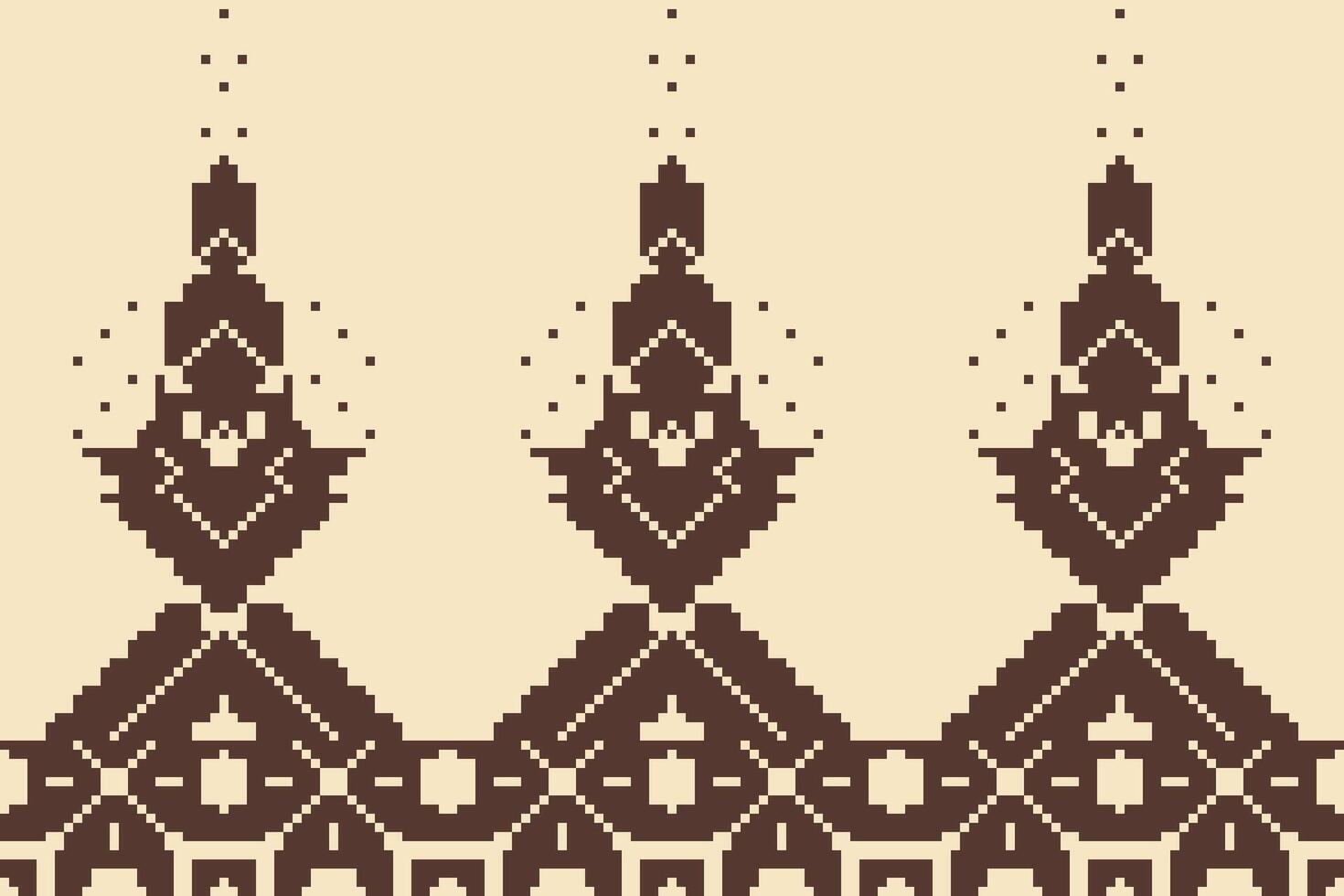 Knit Colorful Abstract Geometric Patternfolk Embroidery, Aztec Geometric Ornament Print. Design for Carpet, Wallpaper, Clothing, Wrapping, Fabric vector