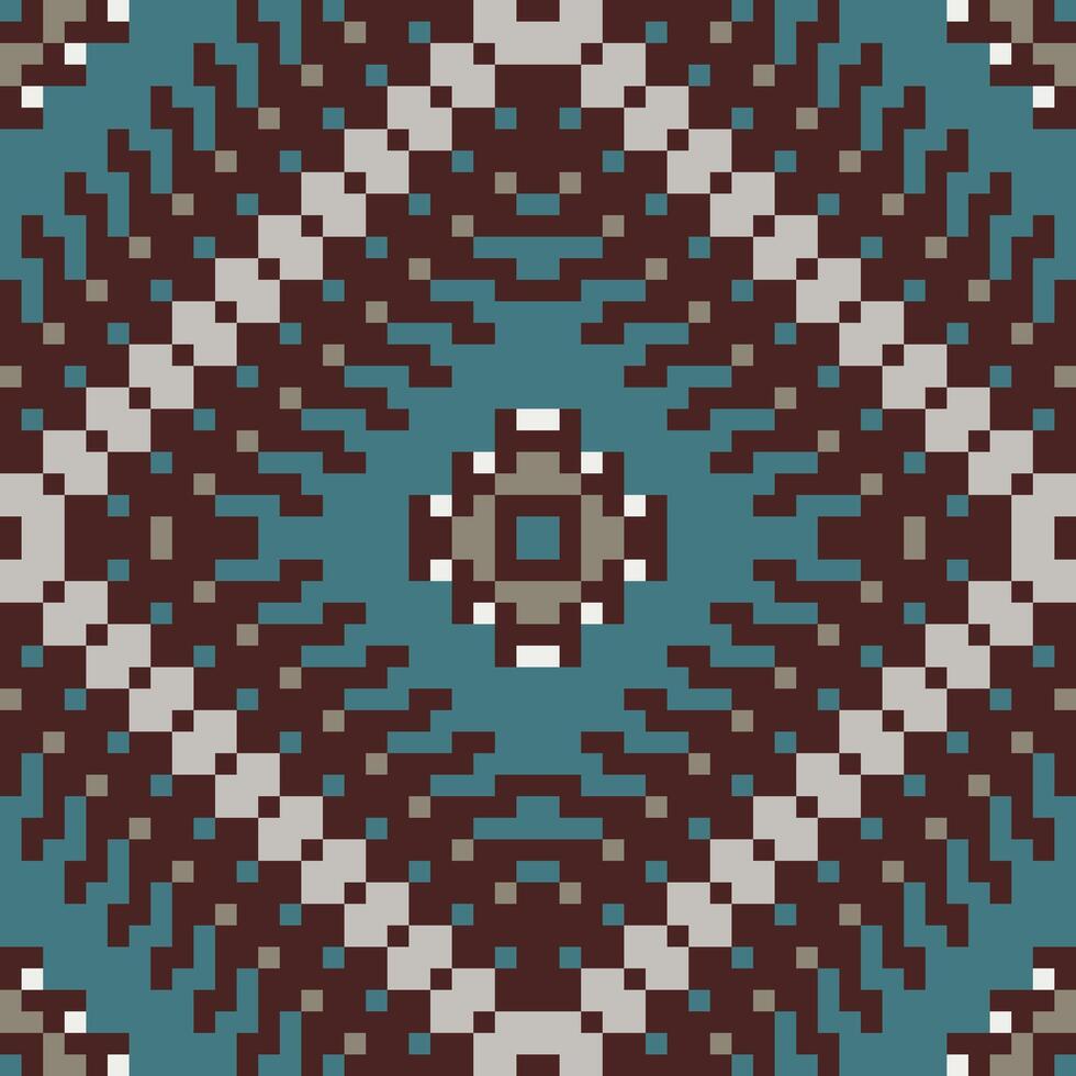 Baroque Geometric Patternsfolk Embroidery, Aztec Geometric Ornament Print. Design for Carpet, Wallpaper, Clothing, Wrapping, Fabric vector