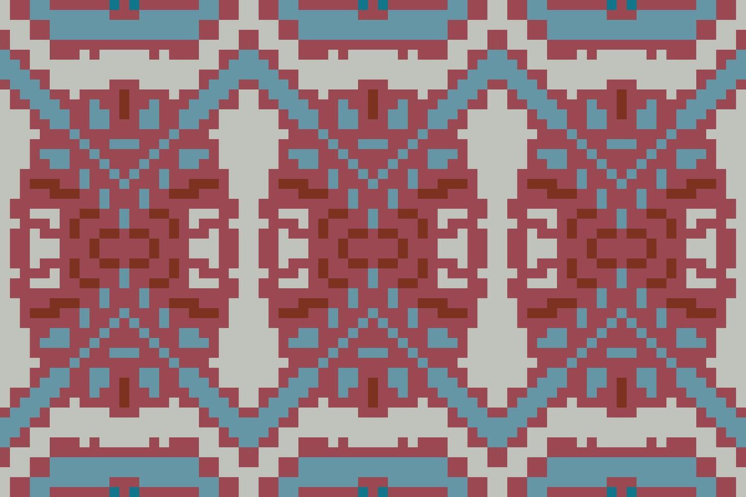 Stripes Background Ikat Print Patternfolk Embroidery, Aztec Geometric Ornament Print. Design for Carpet, Wallpaper, Clothing, Wrapping, Fabric vector