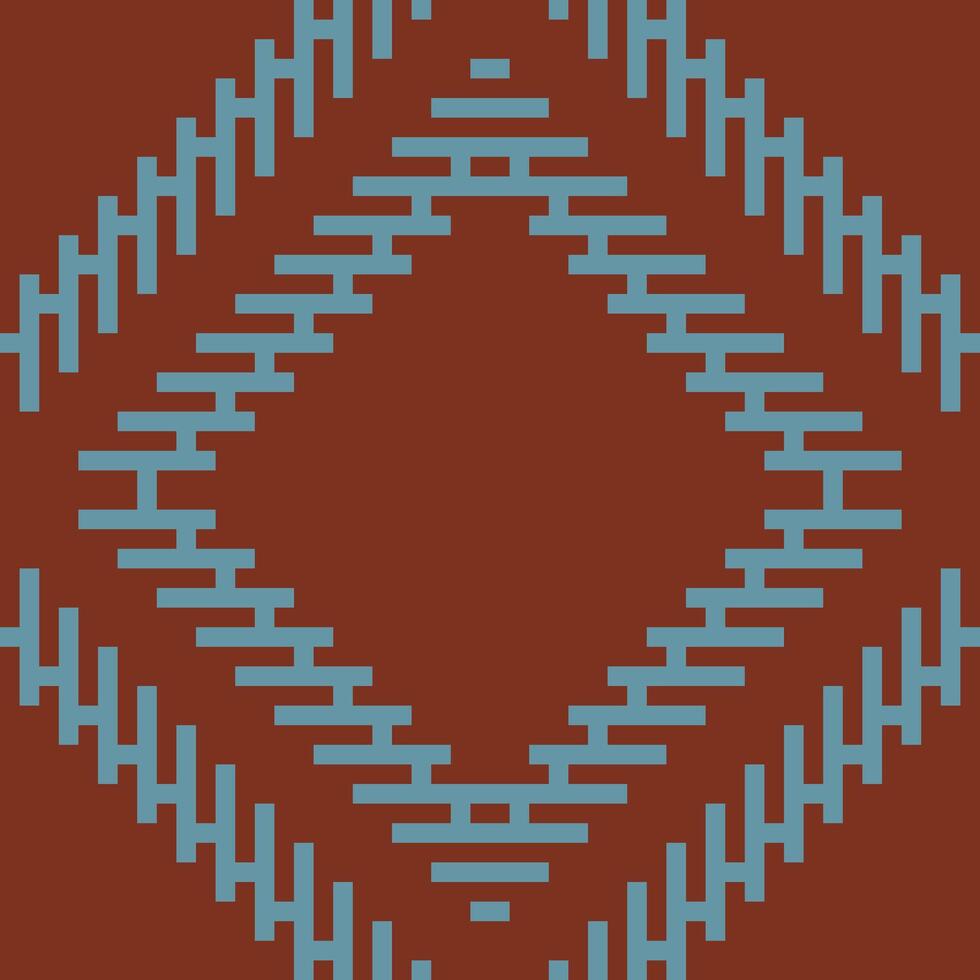 Geometric Ethnic Ikat Kurti Patternfolk Embroidery, Aztec Geometric Ornament Print. Design for Carpet, Wallpaper, Clothing, Wrapping, Fabric vector