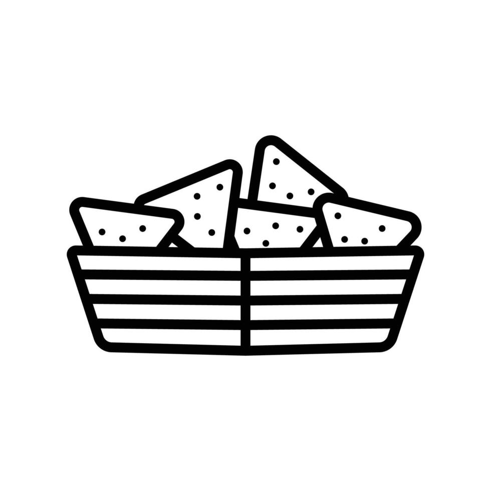 Street Food Nachos with Cheesy Layers and Delicious Crunchy Texture vector