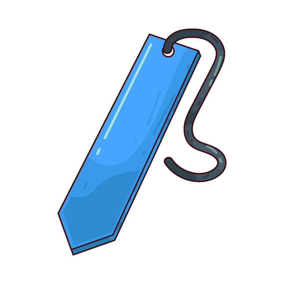 blue bookmark illustration vector