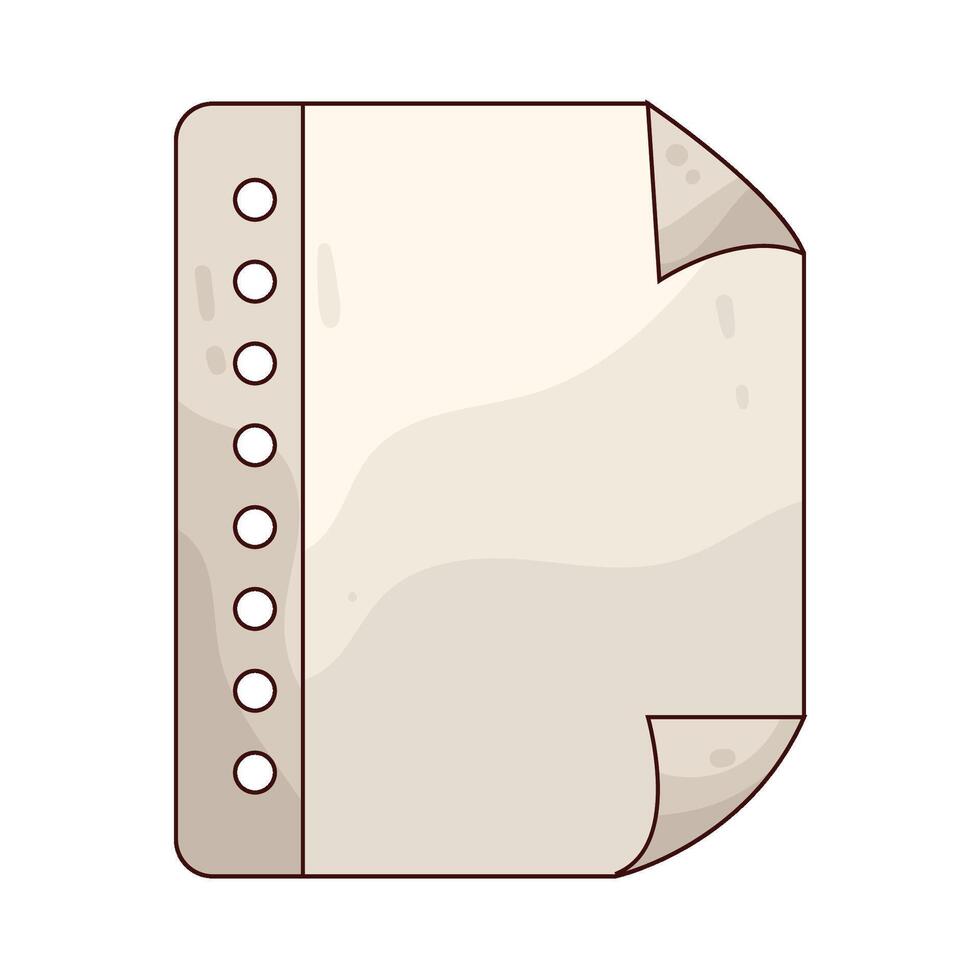 paper sheet illustration vector