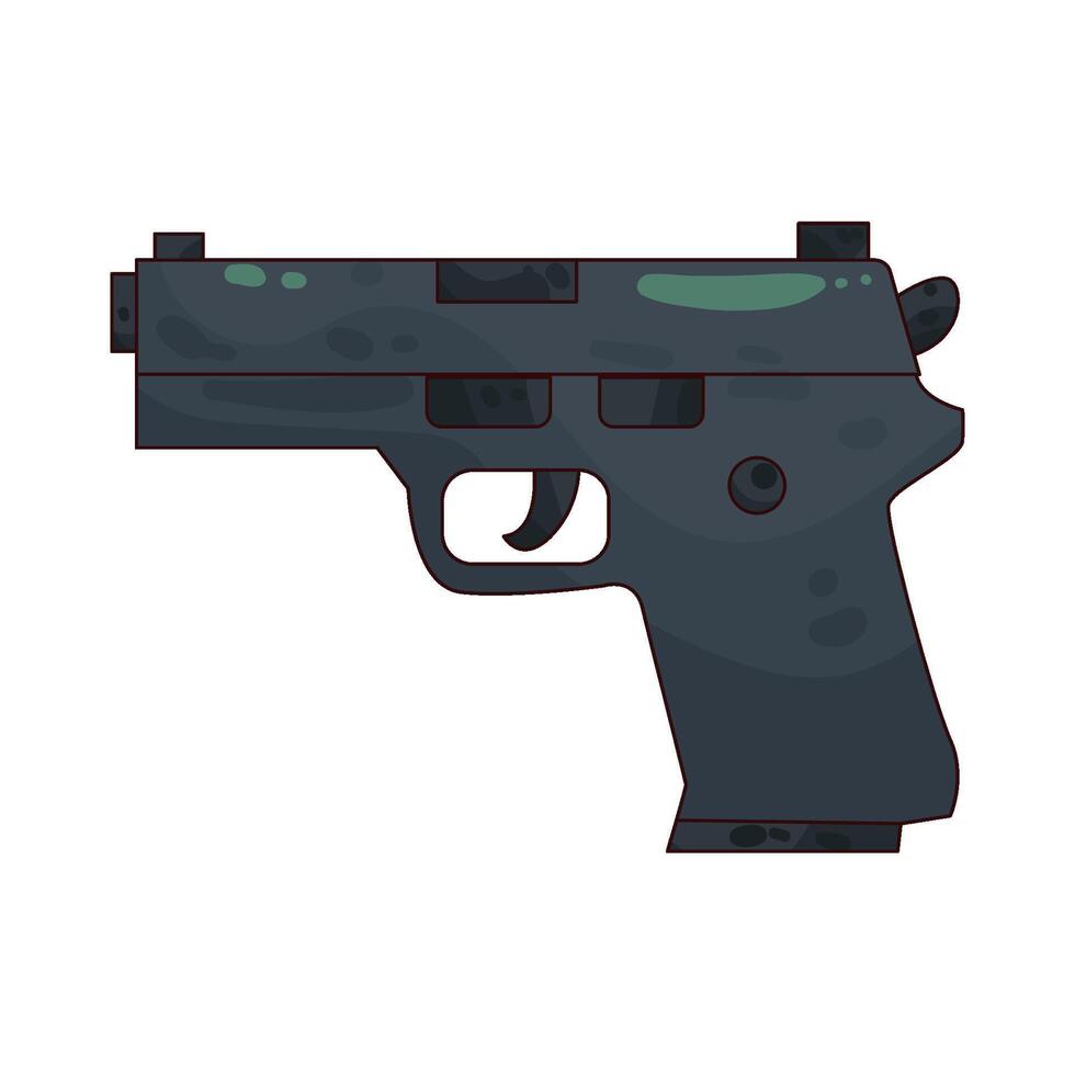 illustration of military gun vector