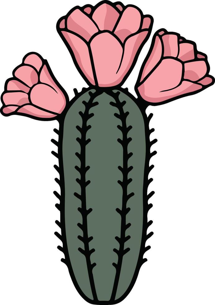 flower stickers art vector