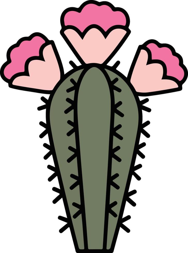 cactus flower nature plant vector