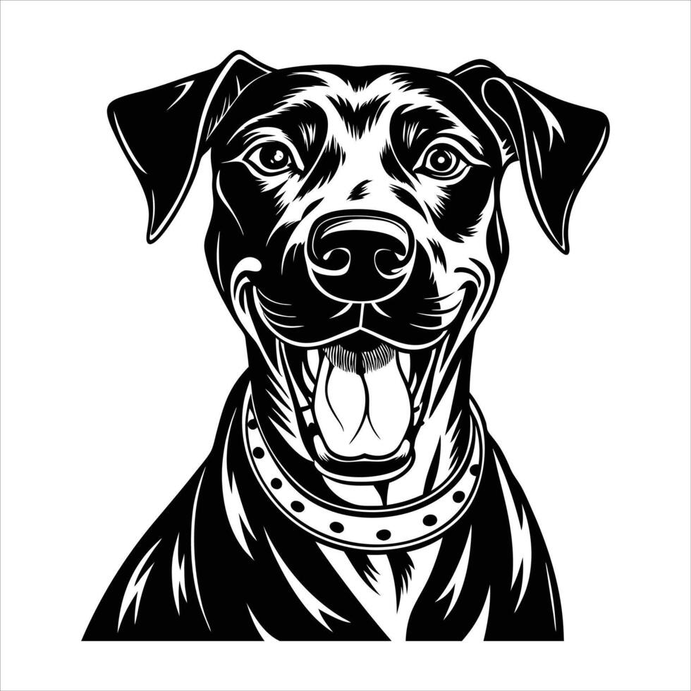 great dane dog vector