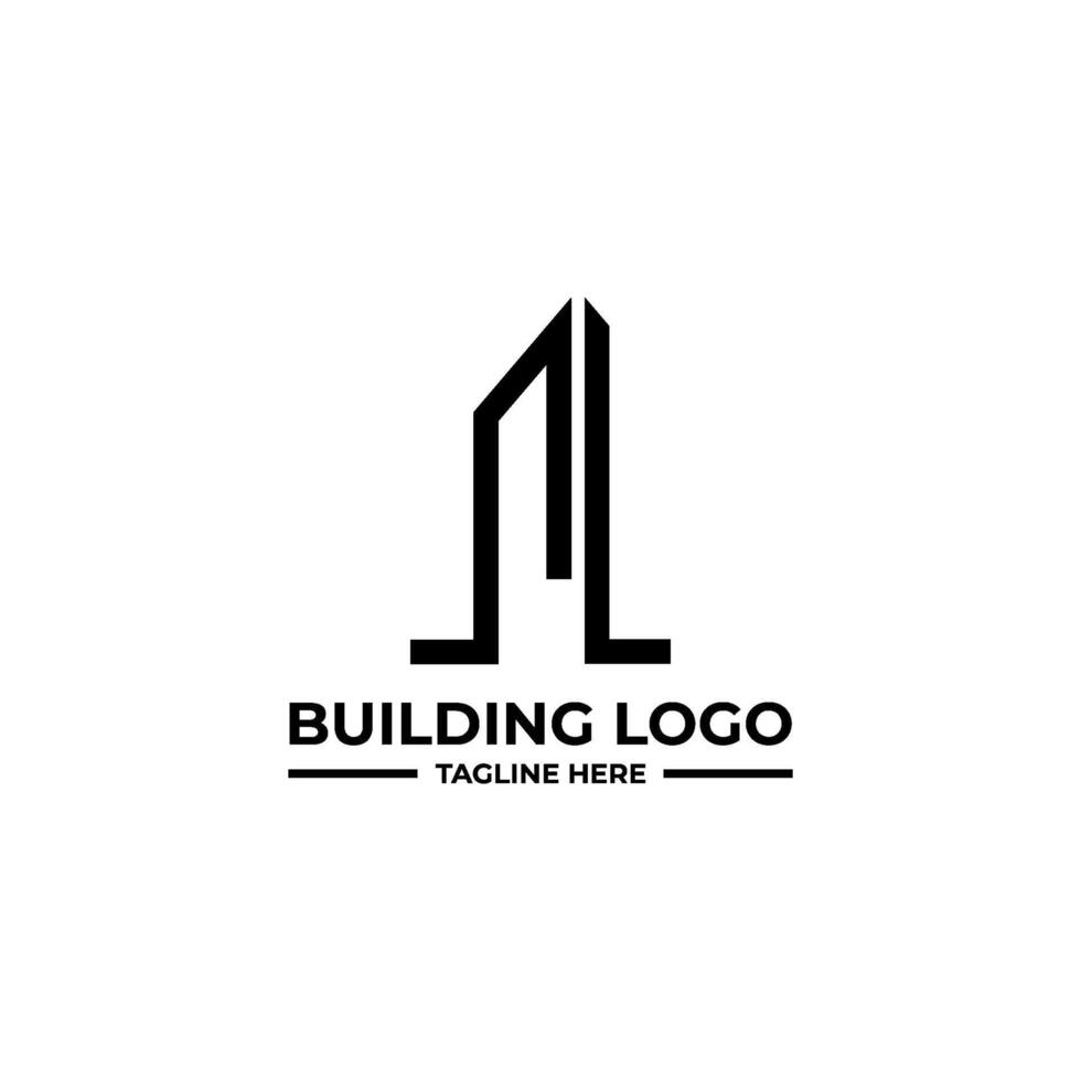 building logo design template vector