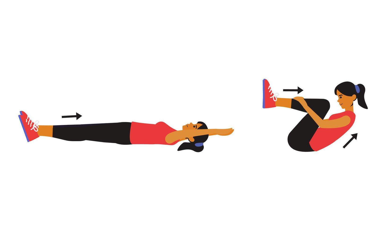 Fitness Workout Cocoons Exercise vector