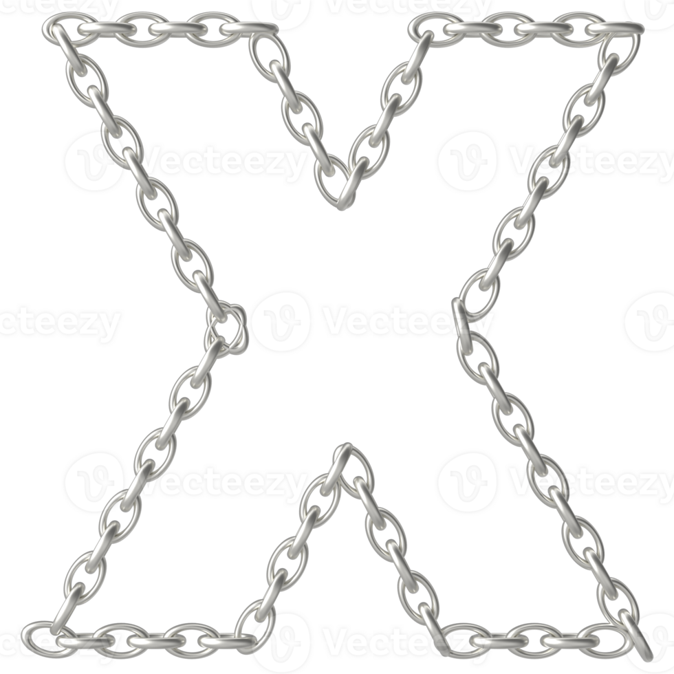 X Alphabet letters type of barbed wire png