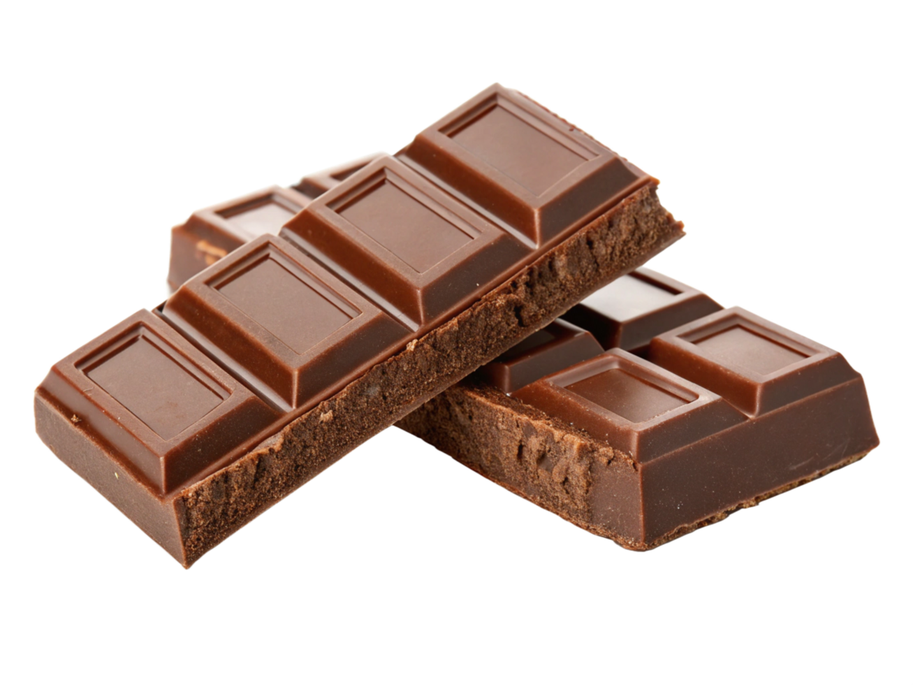 Two delicious chocolate bars. png