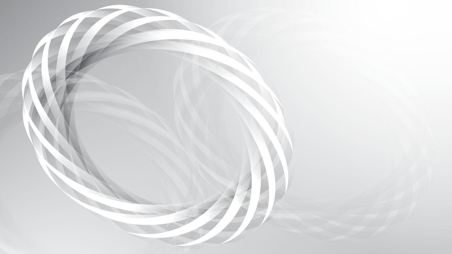 Abstract white and gray color, modern design stripes background with curve lines illustration vector