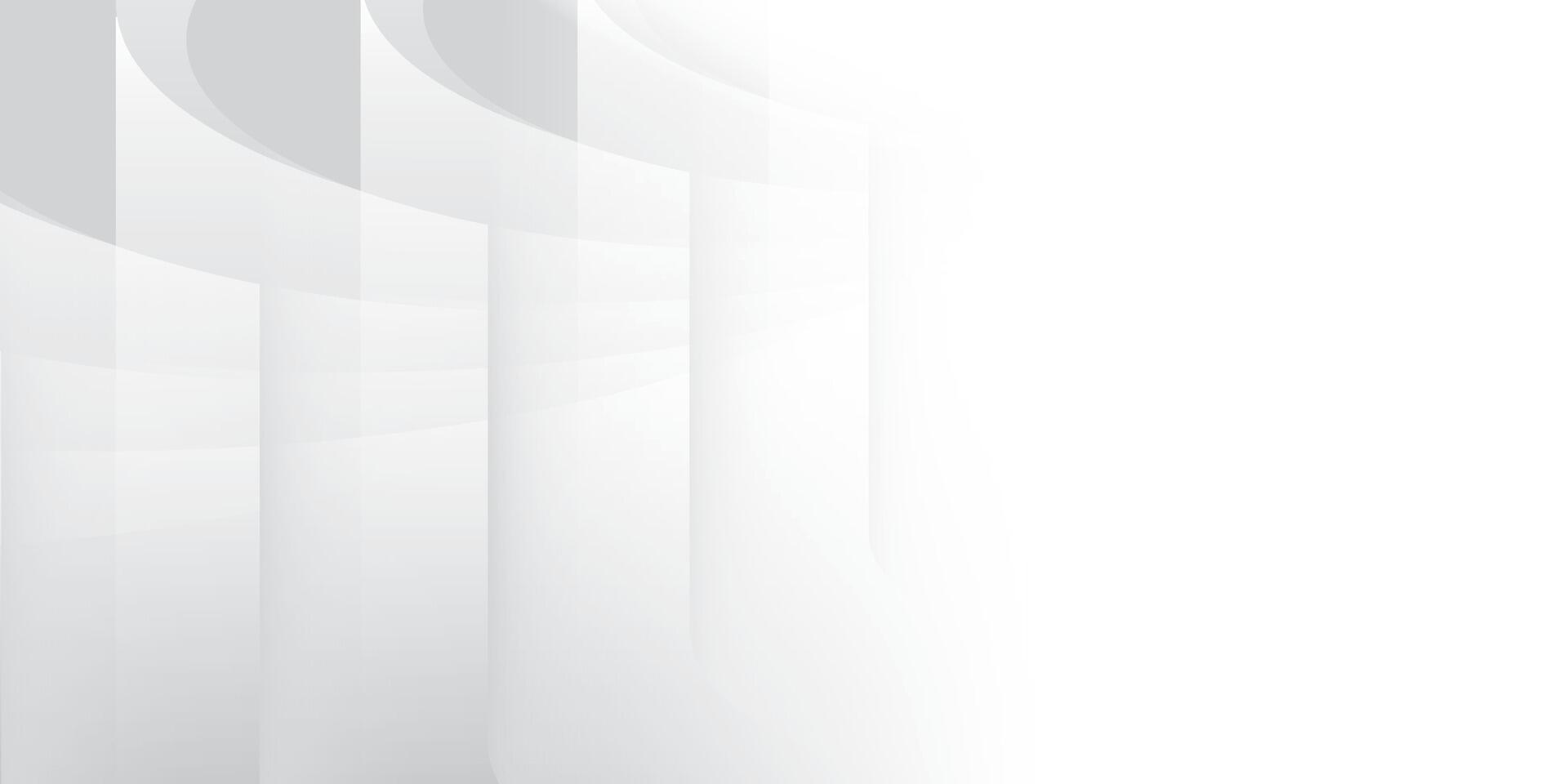 Abstract white and gray color, modern design stripes background with curve lines, illustration vector