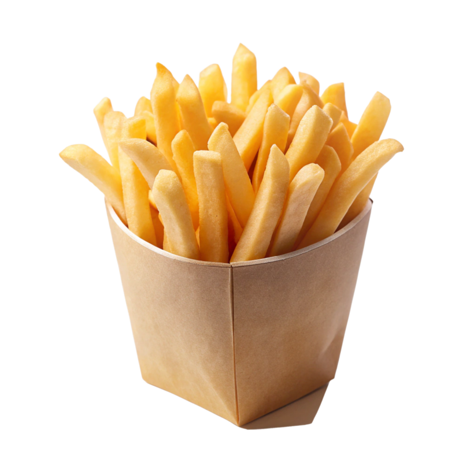 french fries is isolated on transparent background png