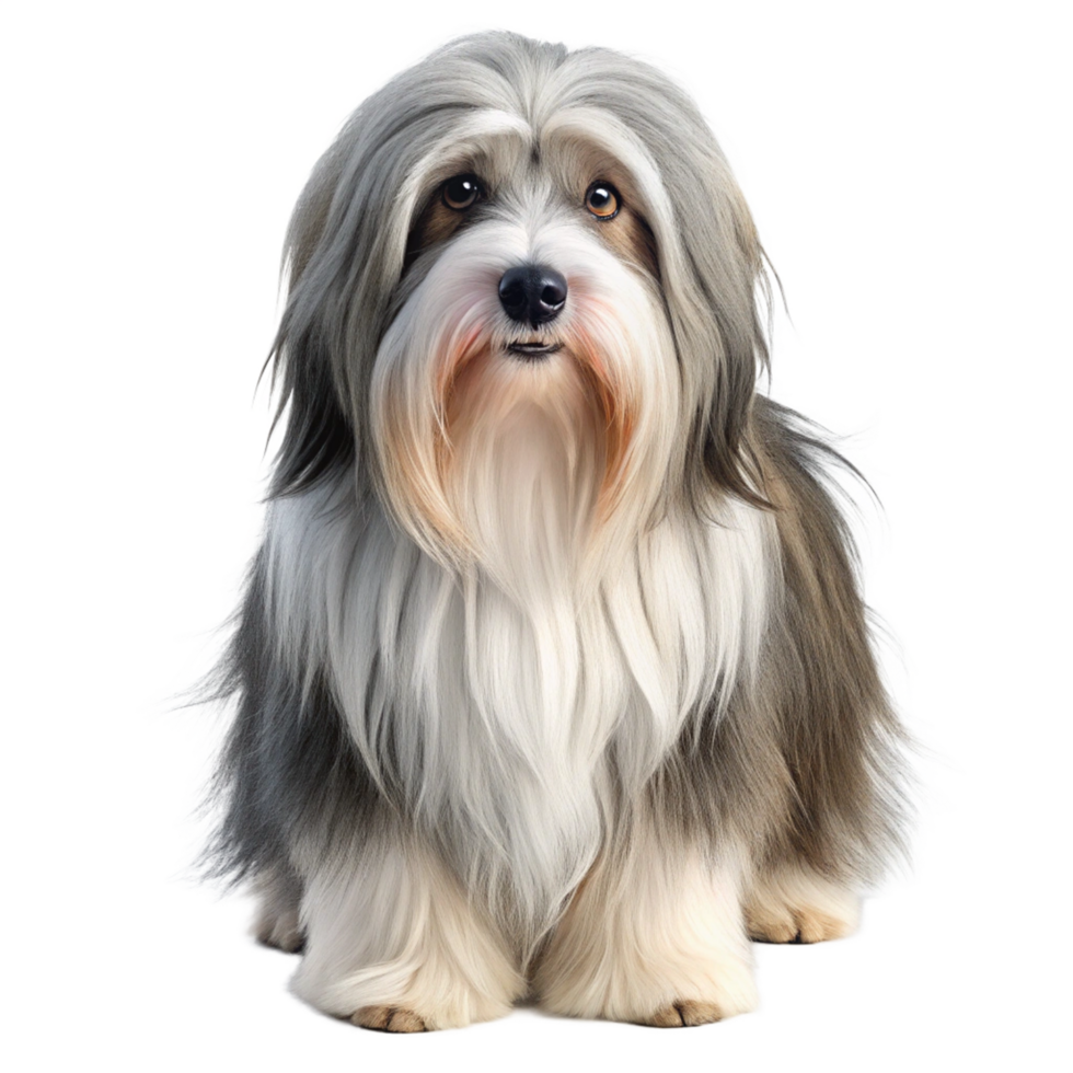 3d brittany spaniel dog is isolated on transparent background png