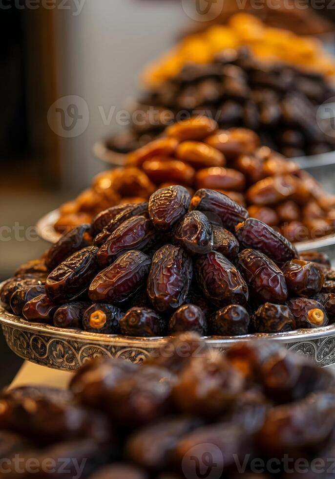 Ramadan greetings post with Dates and iftar Timeless Ramadan Tradition Ramadan iftar time photo