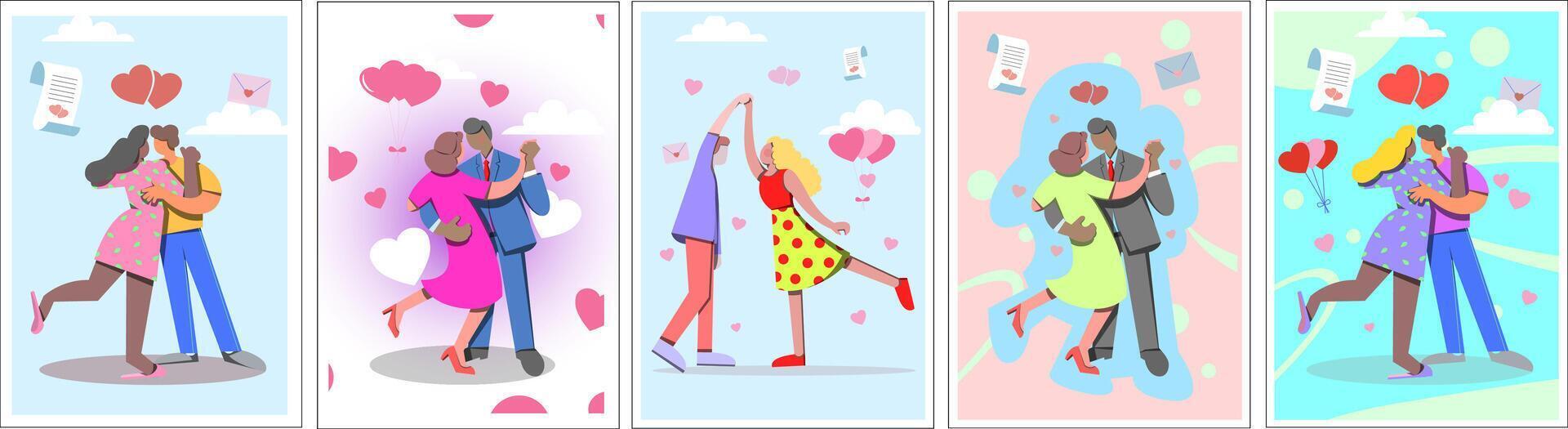 Couple Dancing in Love vector