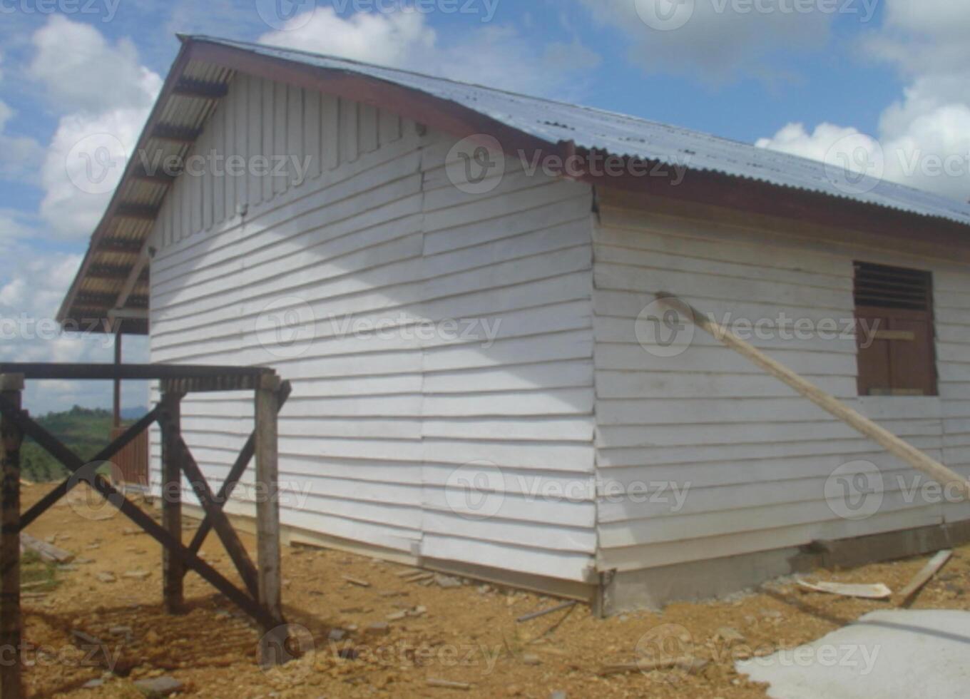 A Wooden house construction, where craftsmanship meets nature. photo