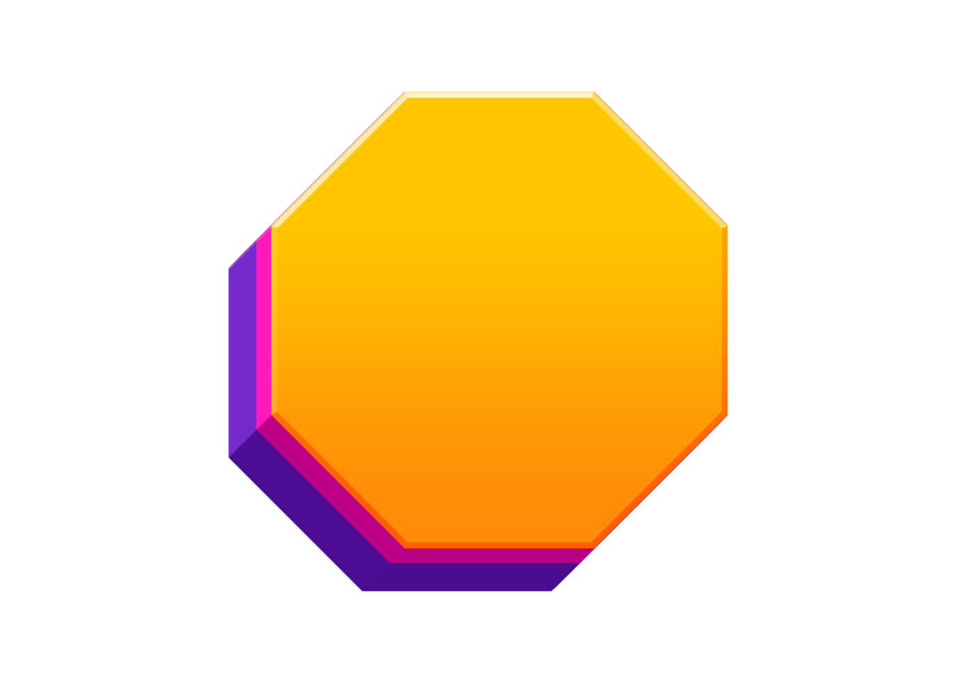 Yellow glossy circle shape curve design png