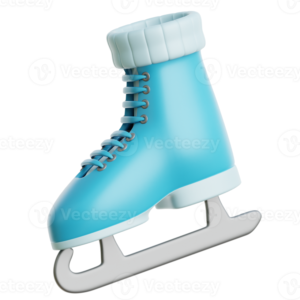 3d Ice Skate Illustration png