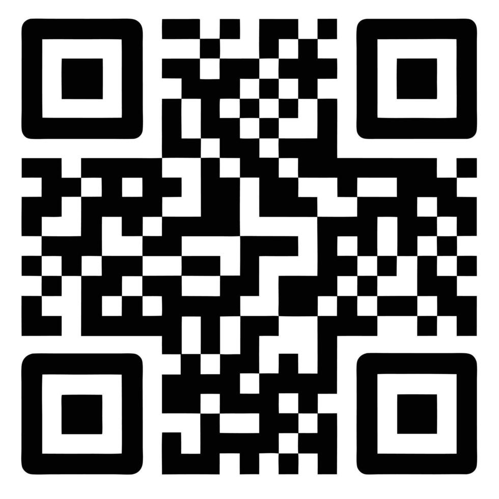 QR Code Icon for Digital-First Business Strategies vector