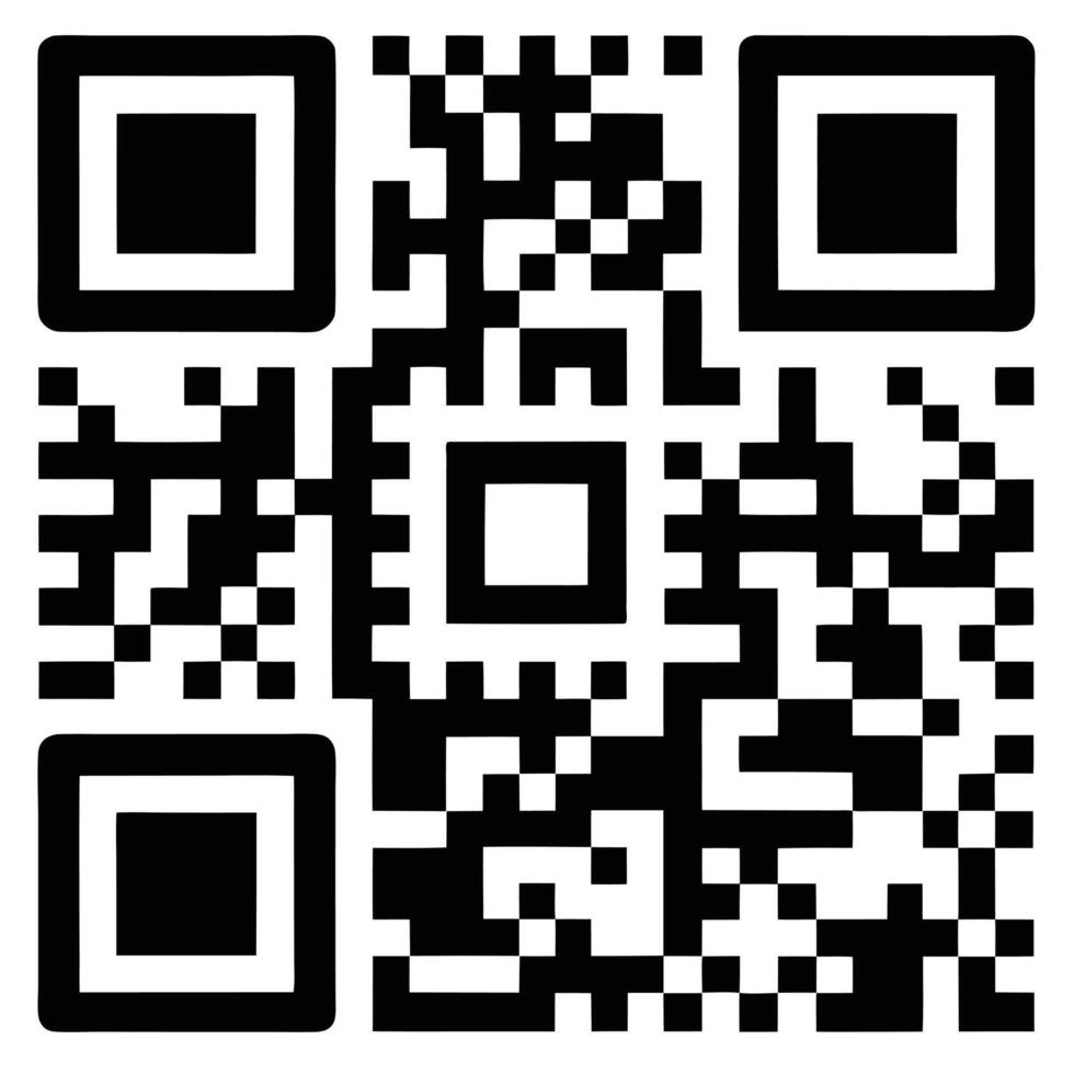 QR Code Icon for Universal Digital Access vector