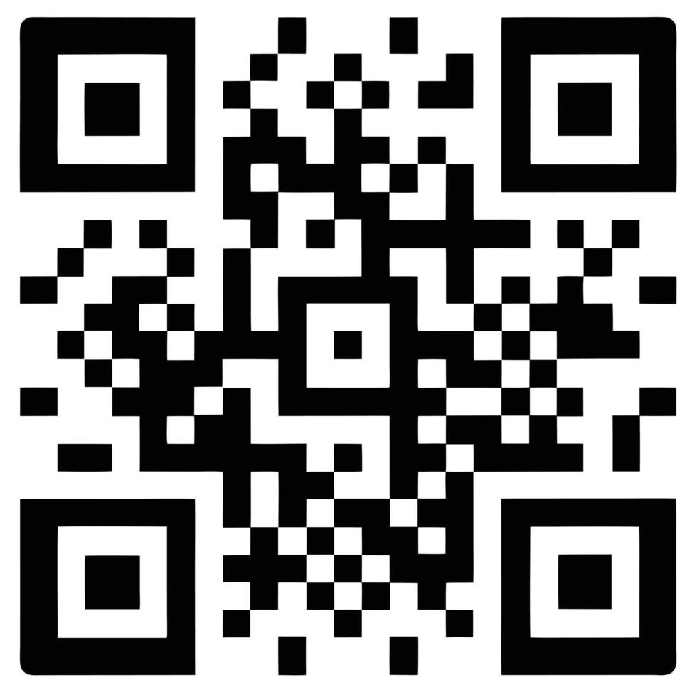Unique QR Code Icon for Branding and Identity vector