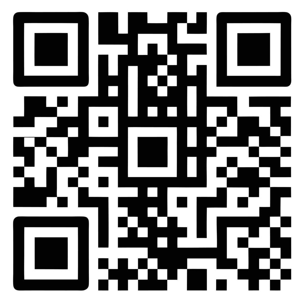 Modern QR Code Icon for Smart Devices and Apps vector