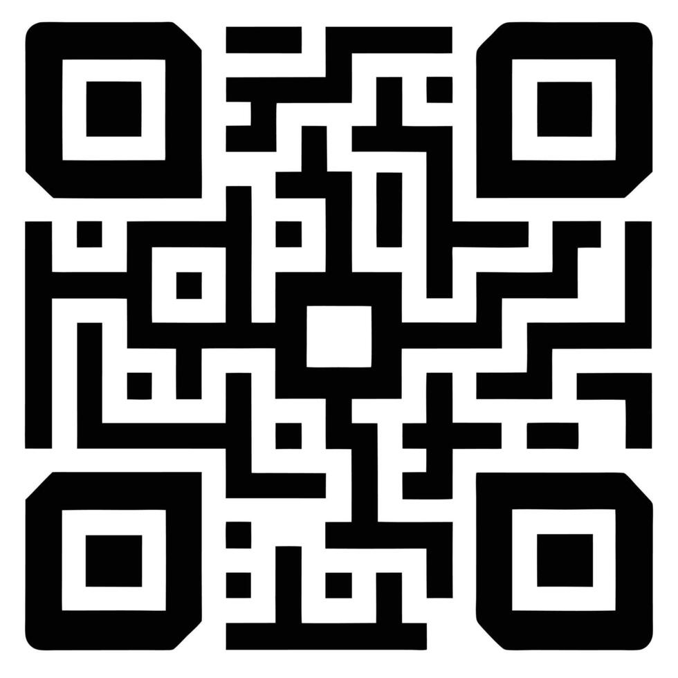 QR Code Icon for Secure and Fast Information Sharing vector