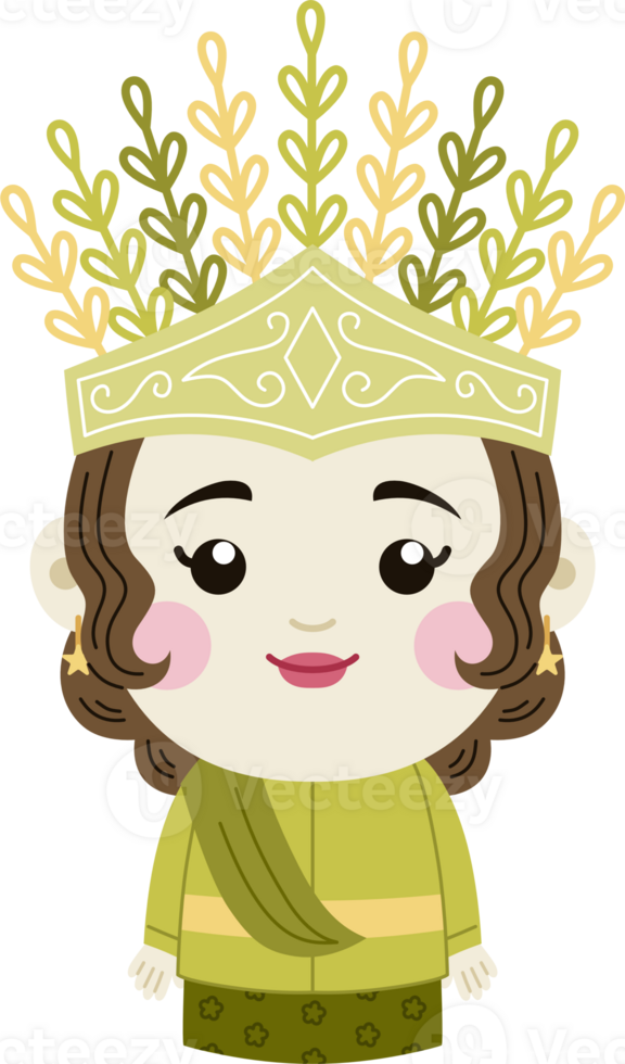 female jakarta mascot ondel ondel png