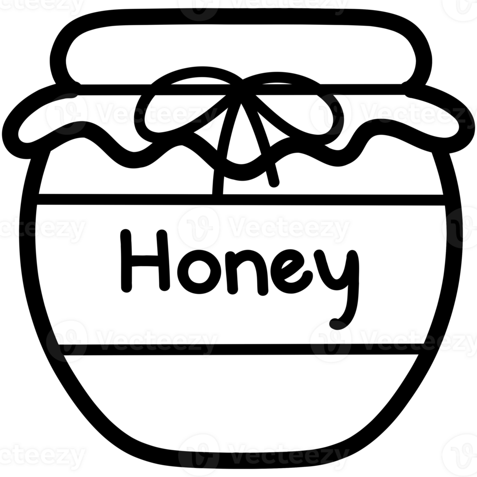 Jar of honey png