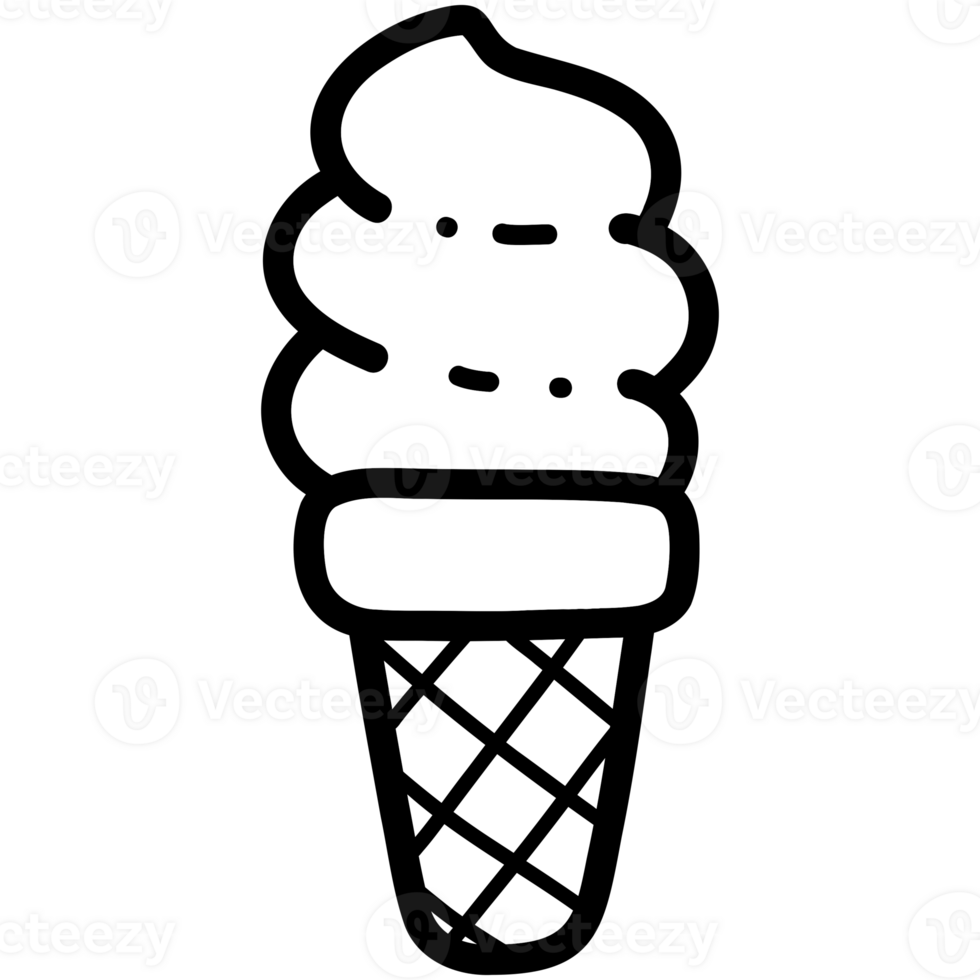 Ice cream soft serve png
