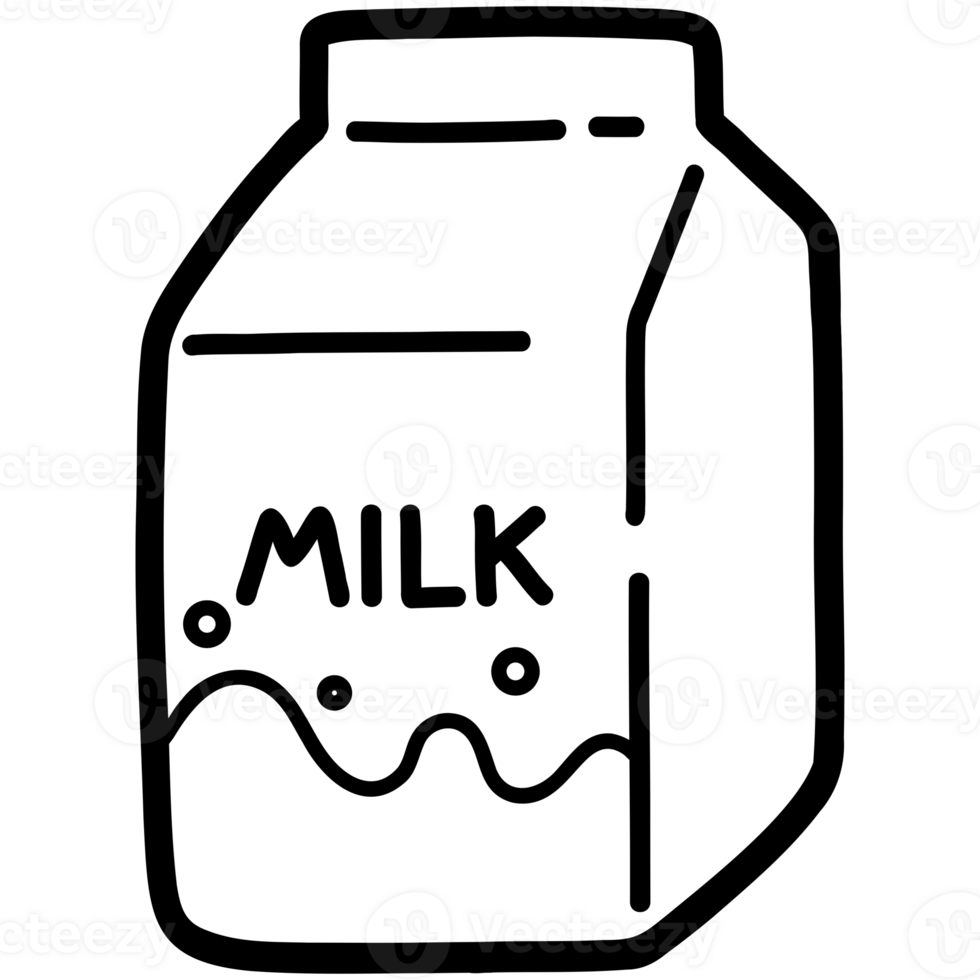 Bottle of fresh milk png