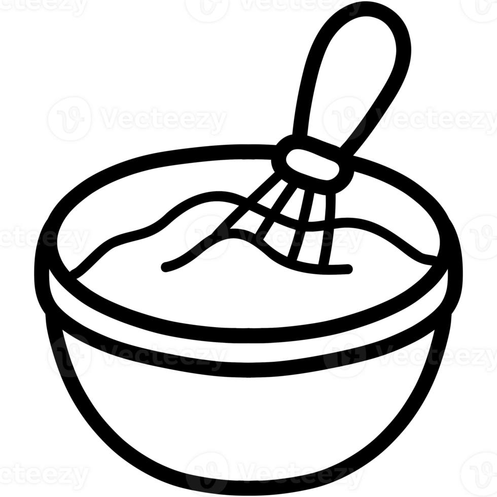 Flour mixing bowl png