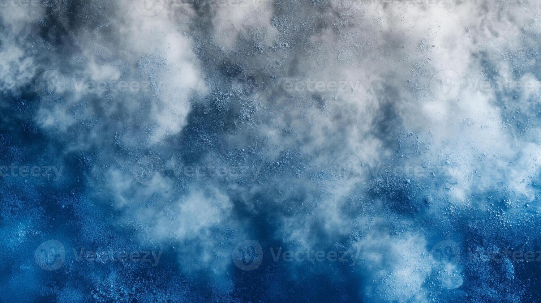 Abstract Blue and White Cloud Texture with Atmospheric Patterns photo