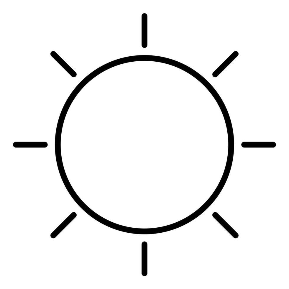 Sunny weather forecast vector