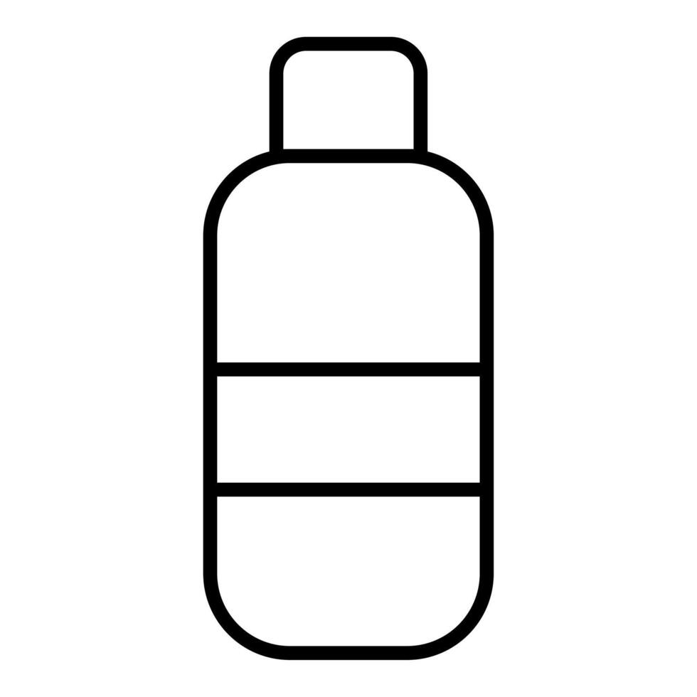 Medium size screw cap liquid container vector