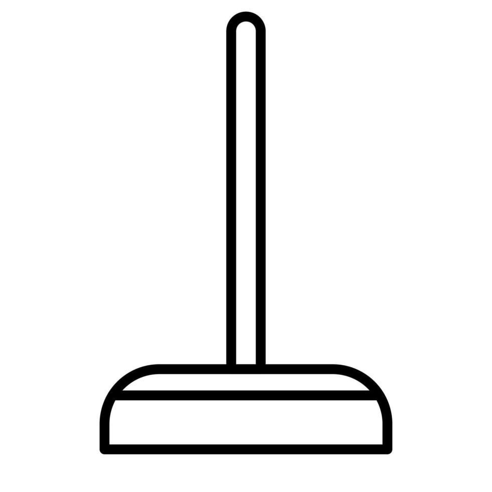 A simple, easy-to-use rubber mop vector