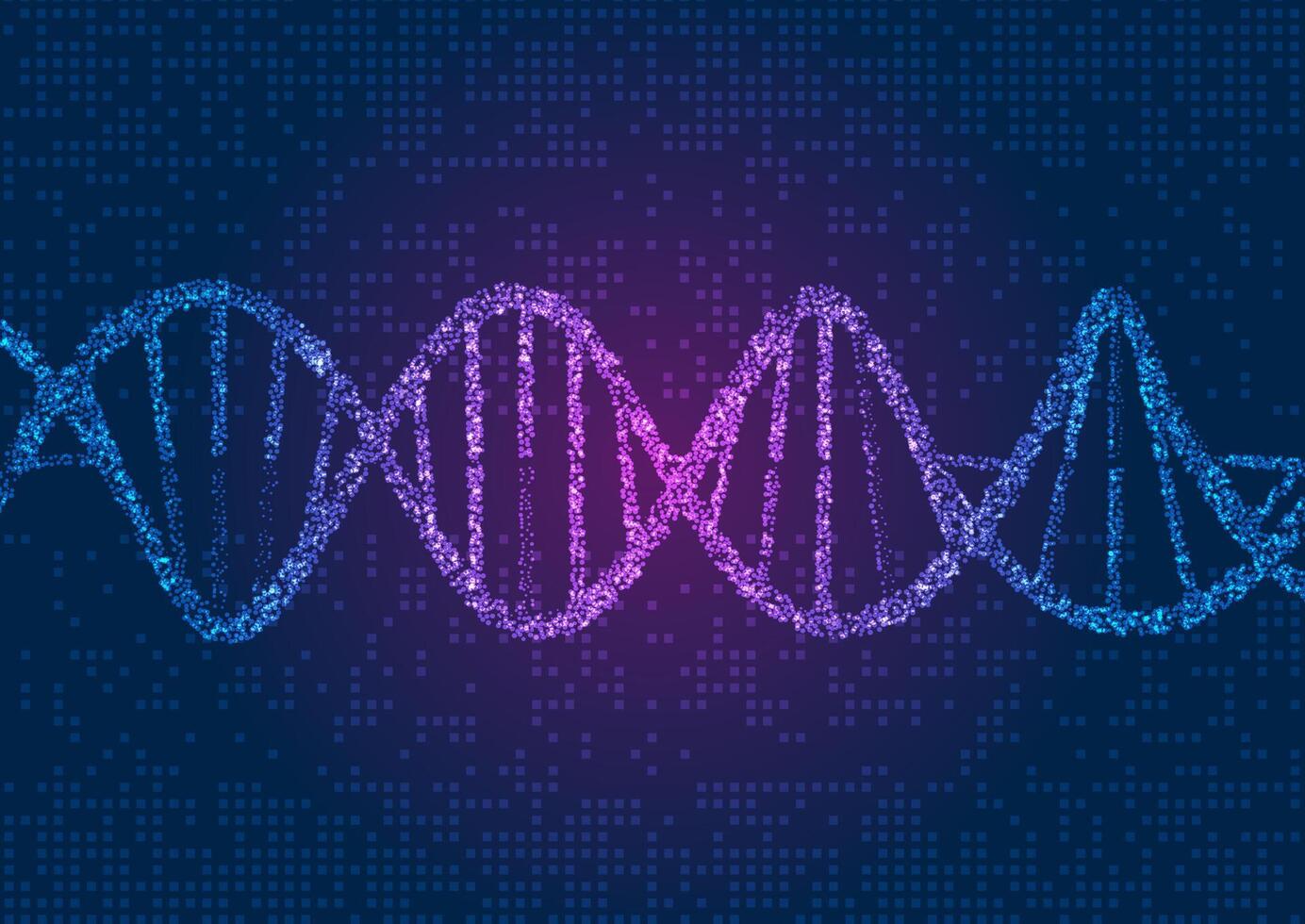 Abstract medical concept background with DNA strand design vector