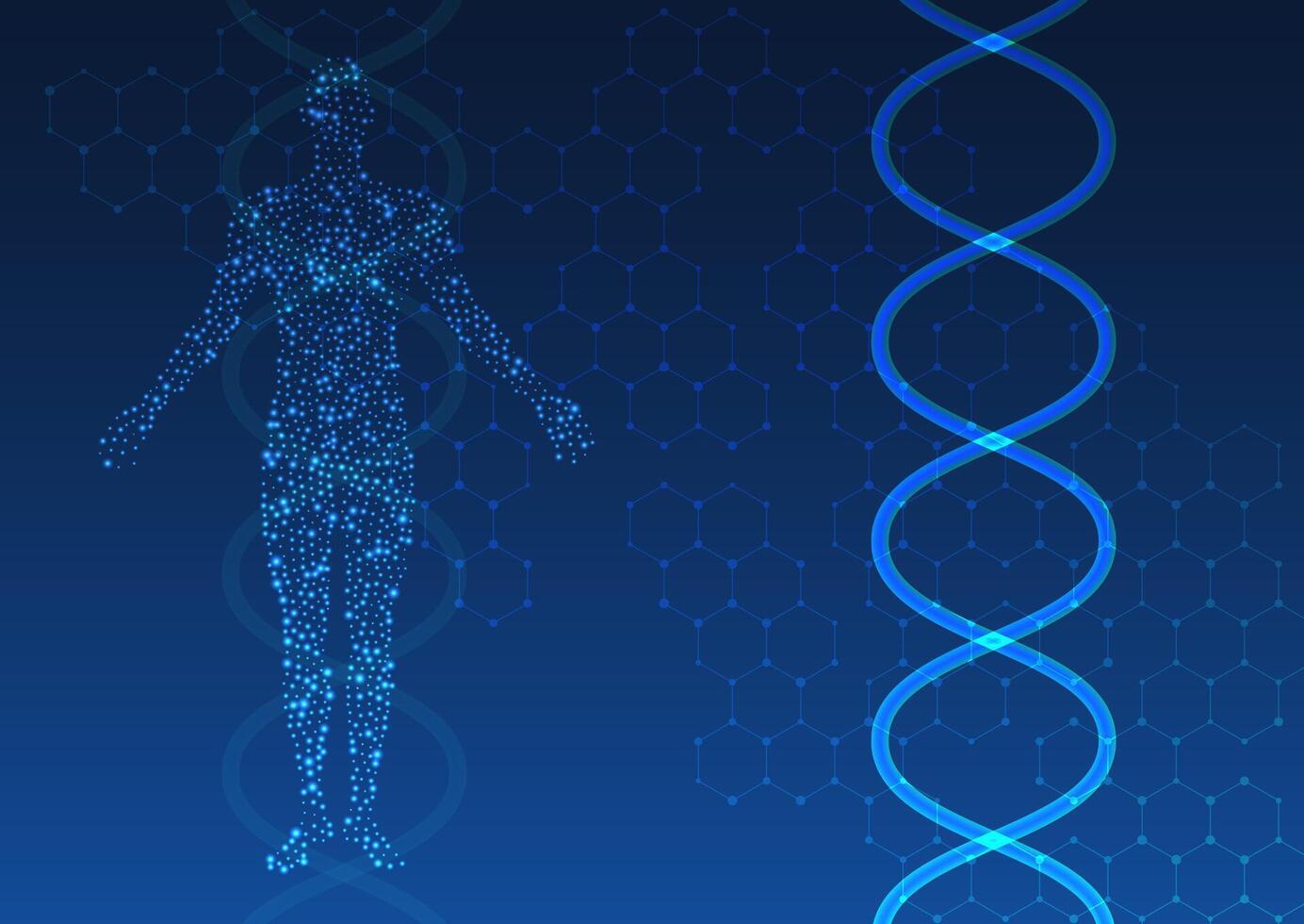 Abstract medical technology concept background design vector