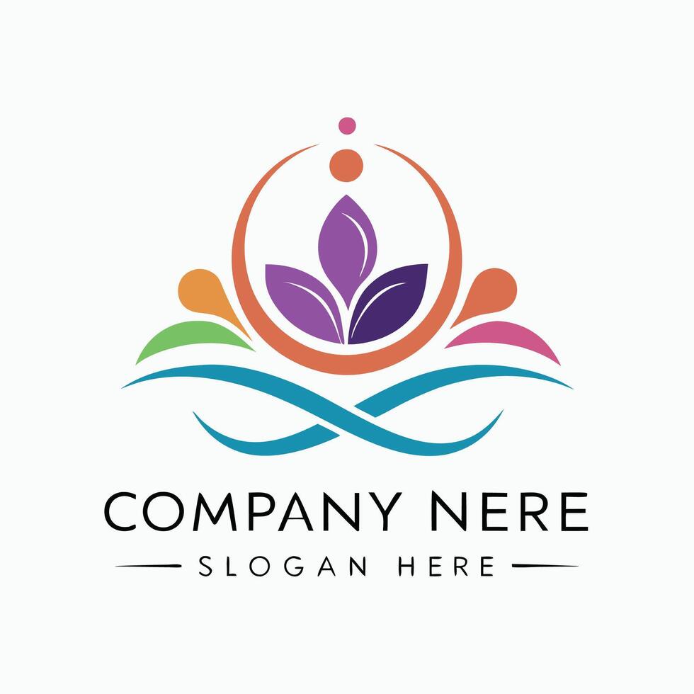 a logo for company nere on a white background vector