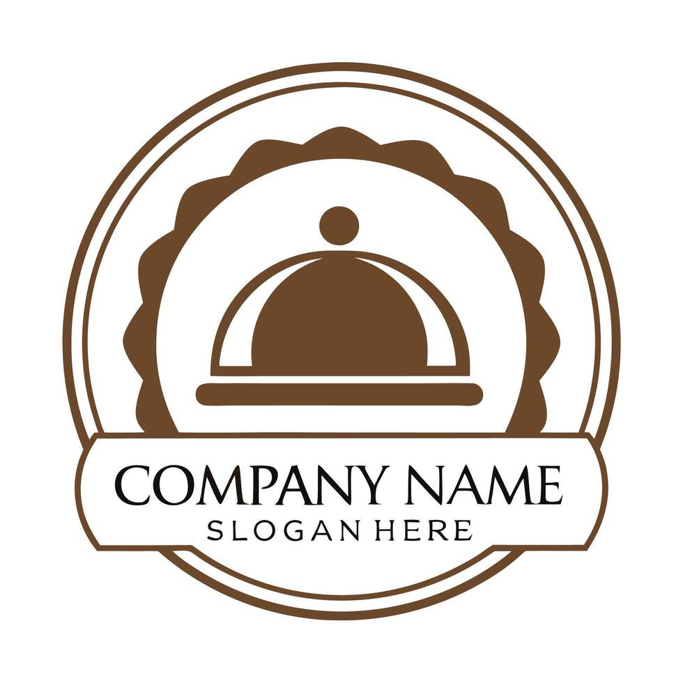 a logo for a restaurant,background vector