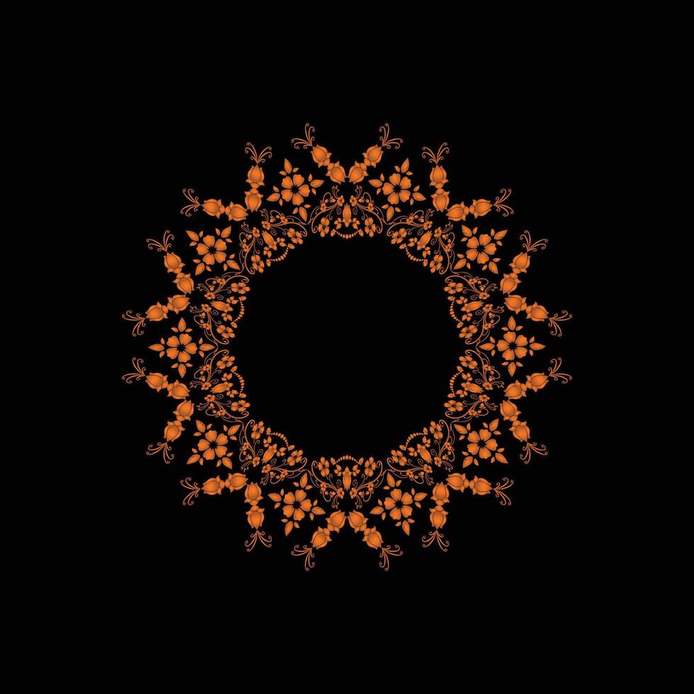 Vintage Floral Ornament Background vector