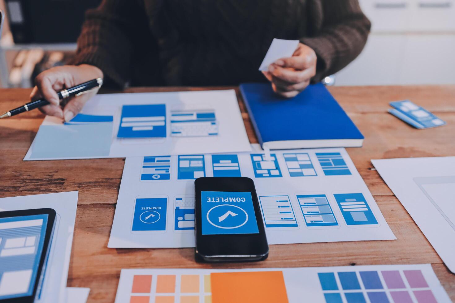How to design a mobile app photo