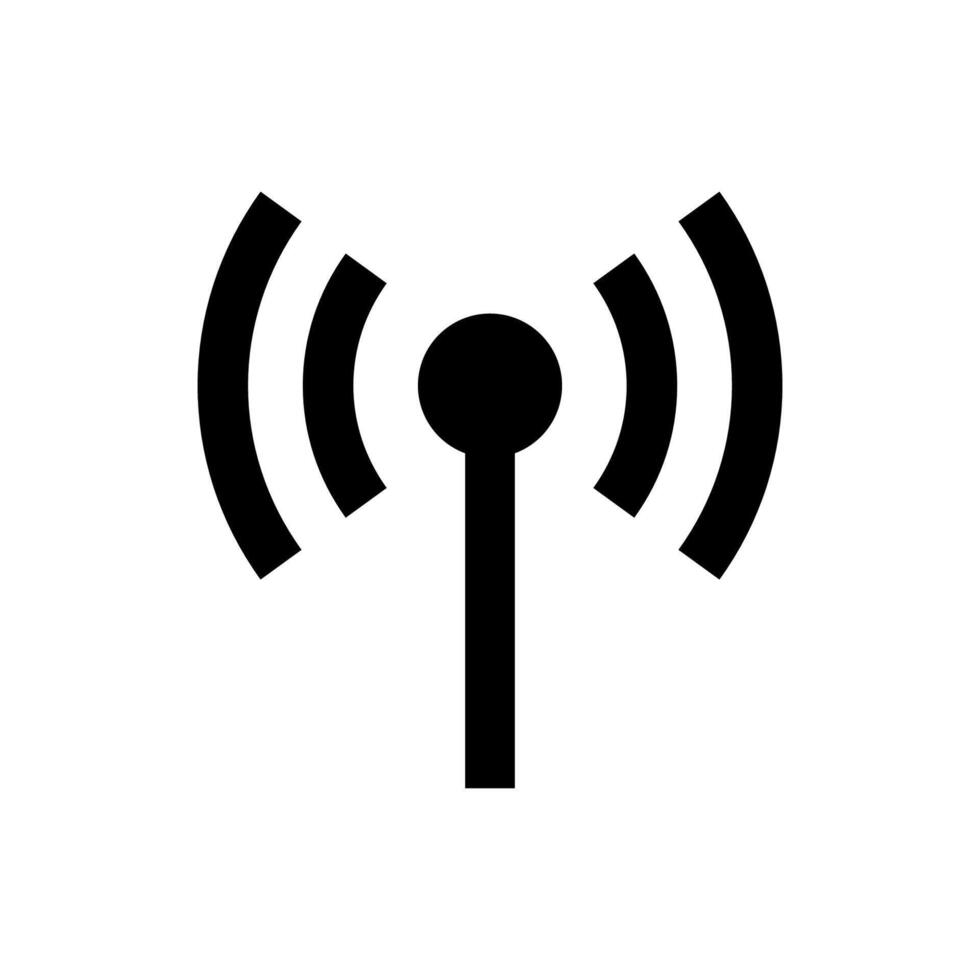 Network Signal Icon On White Background vector